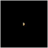 the only picture of Mars taken by MCO